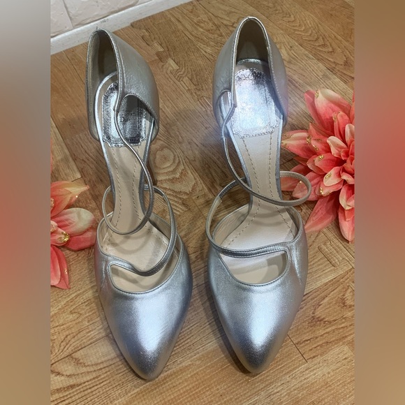Christian Dior metallic stiletto heels - Picture 3 of 9